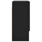 vidaXL Armoire murale noir 60x31x70 cm bois d'ingénierie