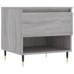vidaXL Table basse sonoma gris 50x46x50 cm bois d'ingénierie