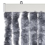 vidaXL Moustiquaire argenté 118x220 cm chenille