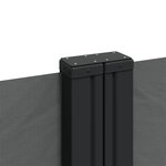 vidaXL Auvent latéral rétractable anthracite 120x1200 cm