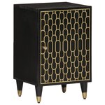 vidaXL Armoire de salle de bain 38x33x58 cm bois massif de manguier