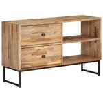 vidaXL Meuble TV Bois de teck recyclé 90 x 30 x 55 cm