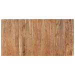 vidaXL Table à dîner noir 180x90x77 cm bois d'acacia solide