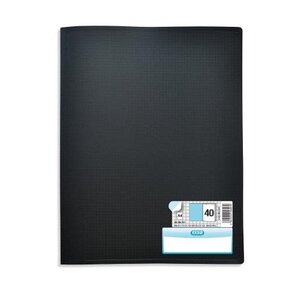 Protège-documents 'Memphis' A4 40 pochettes Noir OXFORD