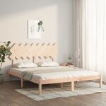 vidaXL Cadre de lit 160x200 cm Bois massif