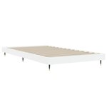 vidaXL Cadre de lit blanc 90x200 cm bois d'ingénierie
