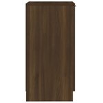 vidaXL Meuble à chaussures Chêne marron 30x35x70 cm Bois d'ingénierie