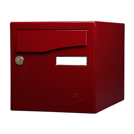 Boîte aux lettres Préface 2 portes rouge pourpre brillant 3004b