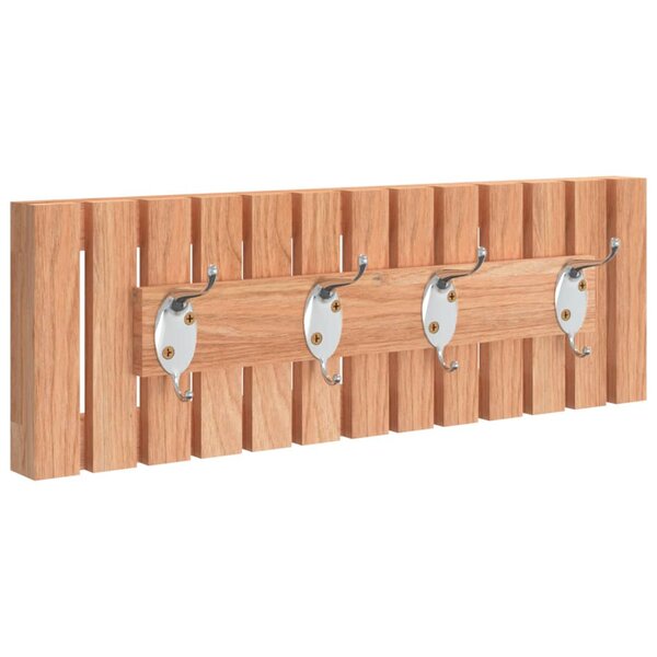 vidaXL Cintre mural 42x8 5x14 cm Bois massif de noyer