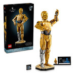 Set Collector LEGO Star Wars C-3PO™ - Détails Complexes et Support Inclus