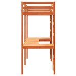 vidaXL Cadre de lit superposé sans matelas 80x200cm bois de pin massif