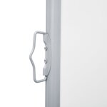 vidaXL Auvent latéral rétractable Crème 140x600 cm