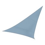 Perel Voile d'ombrage triangulaire 3 6 m Gris ardoise clair