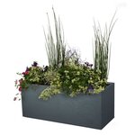 Jardinière Graphit - 99 5 x 39 x 43 cm - 97 6 L - Gris anthracite