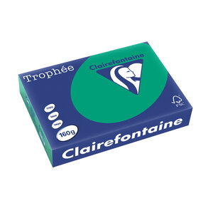 Ramette 250 Feuilles Papier 160g A4 210x297 mm Certifié FSC vert sapin TROPHÉE