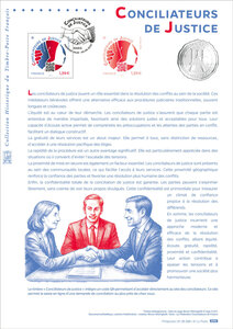 Document philatélique - Conciliateurs de justice