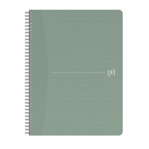 Cahier spirale oxford my rec'up recyclé a4 21 x 29 7 cm - 5 x 5 - 180 pages