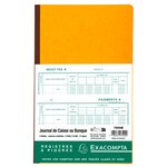 Piqûre 32x19 5cm Journal De Caisse Ou Banque 5 Débits - 5 Crédits 31 Lignes 80 Pages - Couleurs Assorties - Exacompta
