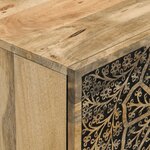 vidaXL Armoire latérale 80x33x75 cm bois massif de manguier