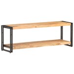 vidaXL Meuble TV 120x30x40 cm Bois d'acacia massif