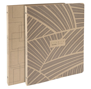 Classeur 4 anneaux 15mm carte eterneco - a4 - visuels assortis - x 10 - exacompta