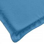 vidaXL Coussin de banc de jardin bleu mélangé 180x50x7 cm tissu