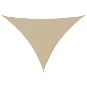 vidaXL Voile de parasol Tissu Oxford triangulaire 5x7x7 m beige