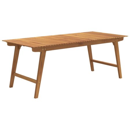 vidaXL Table de jardin 200x90x75 cm Bois d'acacia solide