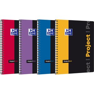 Cahier Etudiant PROJECTBOOK 200 p seyès 23 3x29 8cm 90g coloris aléatoire OXFORD