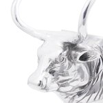 Serre-livres vidaXL 2 Pièces Argent 17x15x27 cm Aluminium Bull