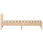 vidaXL Cadre de lit sans matelas 90x190 cm bois de pin massif