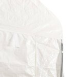 vidaXL Belvédère avec toit blanc 4 46x2 28x2 69 m polyéthylène