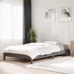 vidaXL Lit empilable Gris 75x190 cm Bois de pin massif