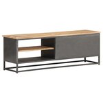 vidaXL Meuble TV 120x30x40 cm Bois d'acacia massif