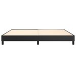 vidaXL Cadre de lit Noir 200x200 cm Similicuir