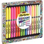 Boîte de 15 surligneurs BIC Highlighter grip coloris assortis