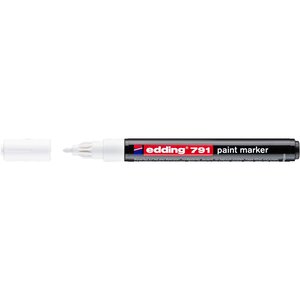 Marqueur Peinture Permanent 791 Blanc Pointe Ogive 1-2 mm EDDING