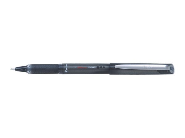 Stylo roller V-BALL GRIP 10 Pointe métal 1 mm encre liquide Noire x 12 PILOT
