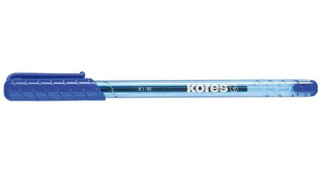 Stylo Bille K-PEN K1 Triangulaire Pte Moyenne Bleu KORES