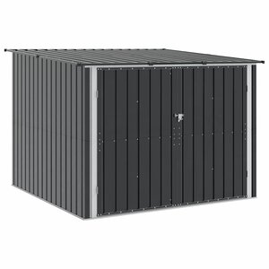 vidaXL Abri de vélo 3 Pièces Anthracite 216 x 207 x 158 cm Métал