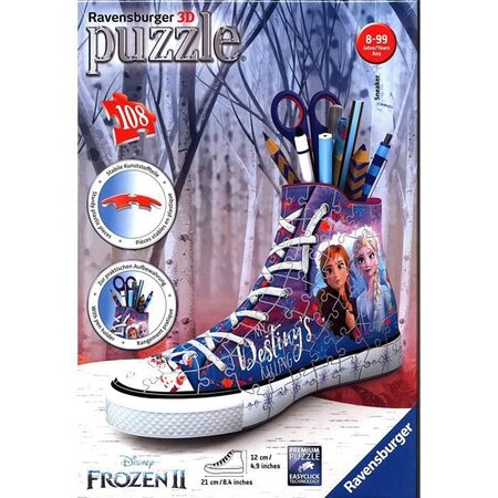 La reine des neiges 2 puzzle 3d sneaker - ravensburger - puzzle 3d