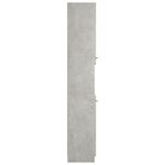 vidaXL Armoire de salle de bain gris béton 32x34x188 5 cm