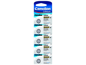 Pack de 5 piles Camelion Lithium CR1216 3V CAMELION