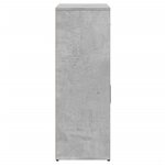 vidaXL Buffet gris béton 60x30x84 cm bois d'ingénierie