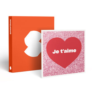 SMARTBOX - Coffret Cadeau Je t'aime - Multi-thèmes