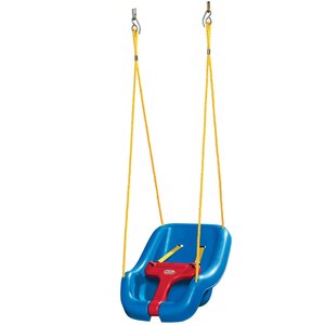 Balançoire confortable et sécurisée bleue little tikes 2-en-1