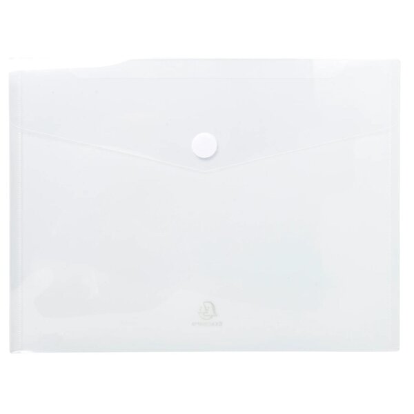 Sachet De 5 Pochettes-enveloppes Polypropylène - A4 - Incolore - X 10 - Exacompta