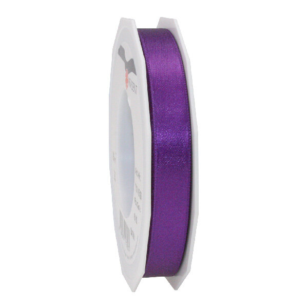 Satin double face 25-m-rouleau 15 mm violet