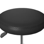 vidaXL Chaises à manger lot de 2 noir similicuir