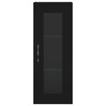 vidaXL Armoire murale noir 34 5x34x90 cm
